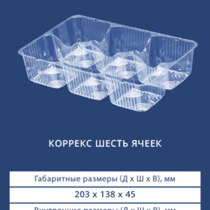 КОРРЕКС 6 ЯЧЕЕК 4206